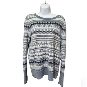 Abercrombie & Fitch Fair Isle Sweater Size M